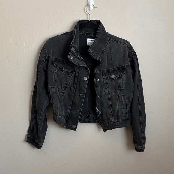 Ci Sono Charcoal Denim Jacket size small - Picture 1 of 6